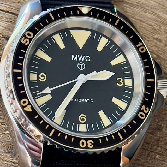 MWC 1970s Pattern Automatic Military Divers Watch with Chromed Case and Sapphire Crystal - Limited Edition of 250 Pieces