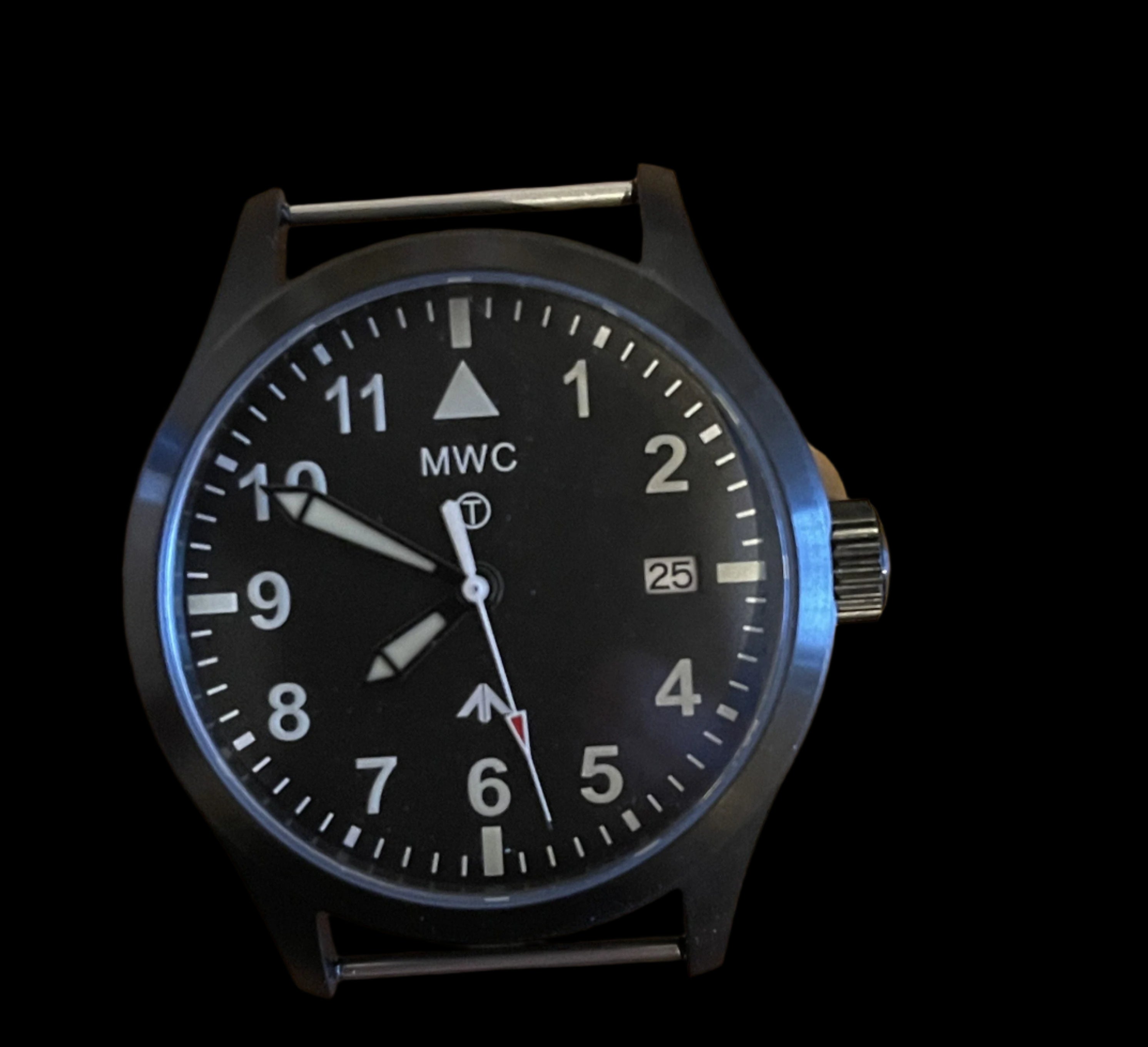 20 x 18mm, 20mm, 22mm or 24mm Watch Pins Designed to Create the Appearance of a Military Watch with Fixed Solid Bars