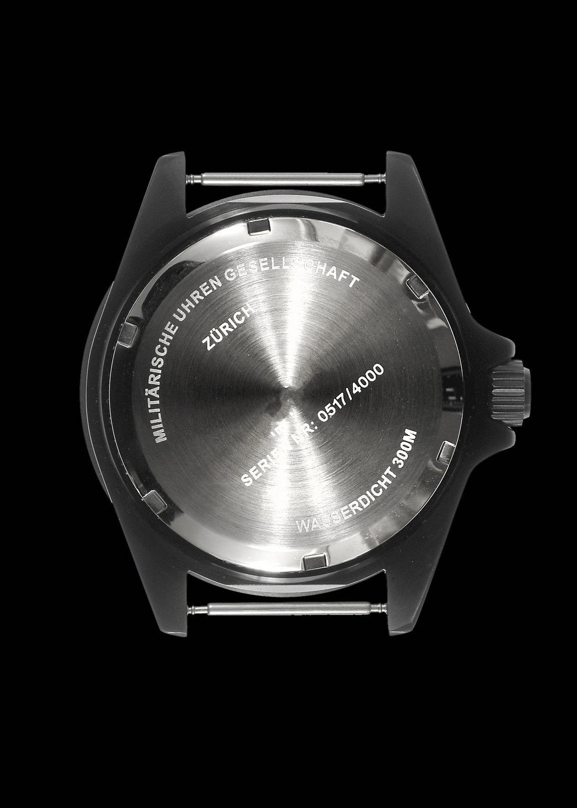 MWC GMT (Dual Time Zone) PVD Military Watch on Matching Steel Bracelet