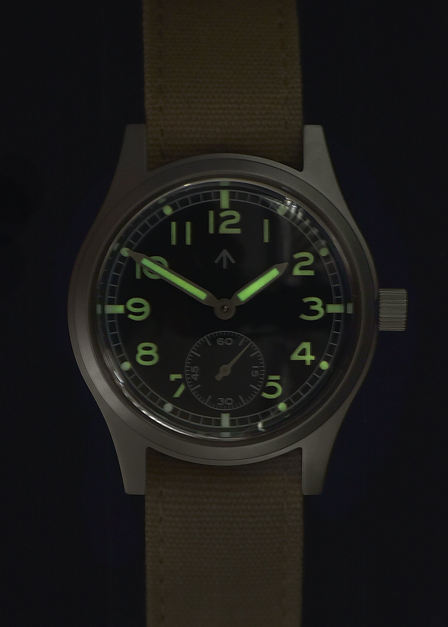 MWC 1940s/1950s "Dirty Dozen" Pattern General Service Watch with Hybrid Mechanical/Quartz Movement
