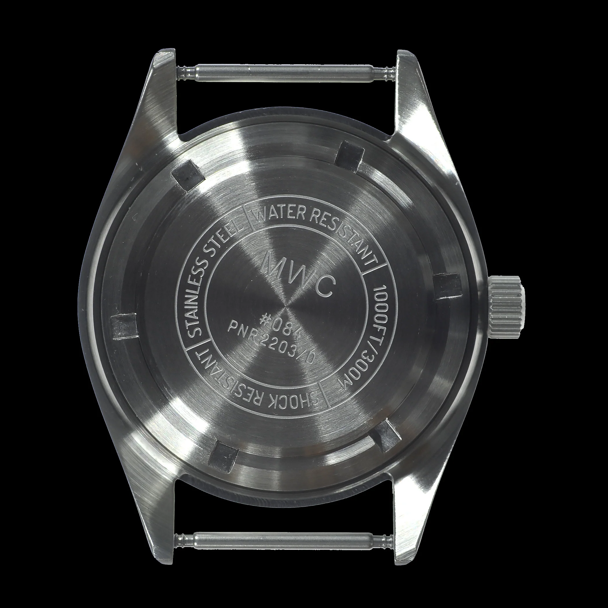 MWC Classic 1960s Pattern Dual Time Zone Divers Watch with Luminova Paint and a Hybrid Mechanical/Quartz Movement